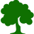 Green illustrion of a tree
